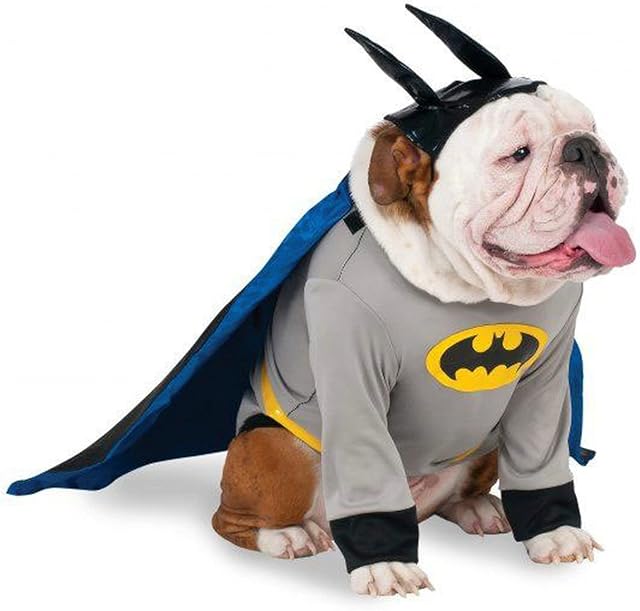 Rubie's Official DC Batman Pet Dog Costume, Big Dog Size: XX-Large Neck to Tail 36 Inch, Chest 32 Inch