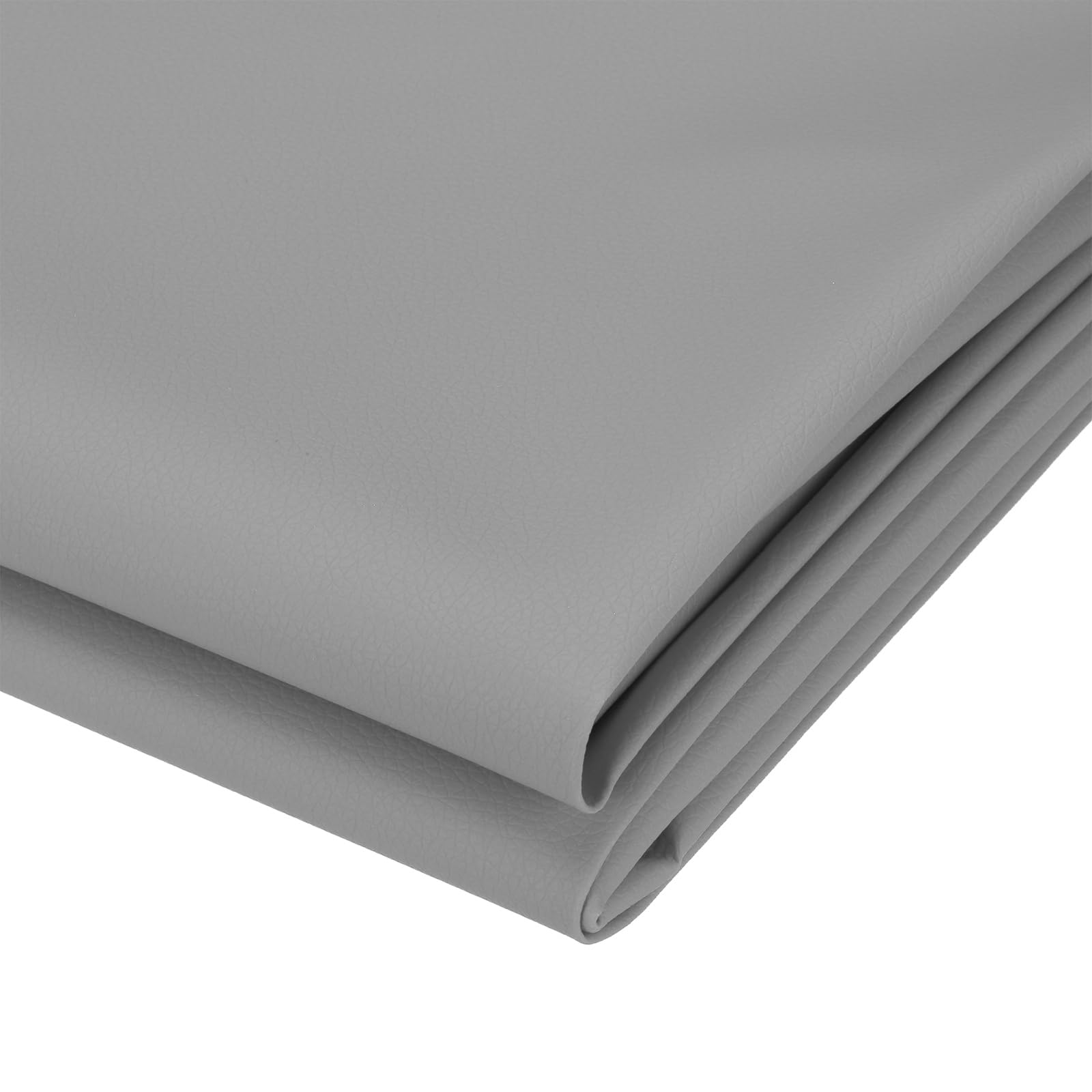 PATIKIL 63x39.4in Faux Leather Sheets, Faux Leather Fabric Sheets Vinyl Fabric Synthetic Soft Waterproof PVC for Replacement Upholstery Car Furniture Sofa Boat Marine, Light Gray โ image 1