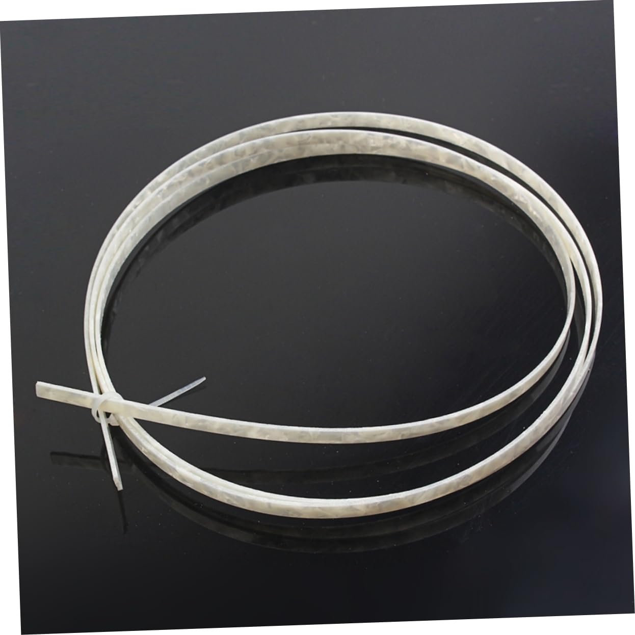 Holibanna 6 Colored Edge Strips Guitar Acoustic Ukulele White