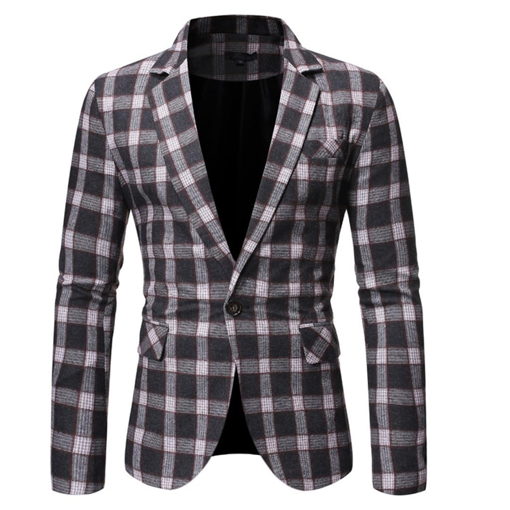 Costume d'automne et d'hiver chic avec robe à carreaux slim et col debout