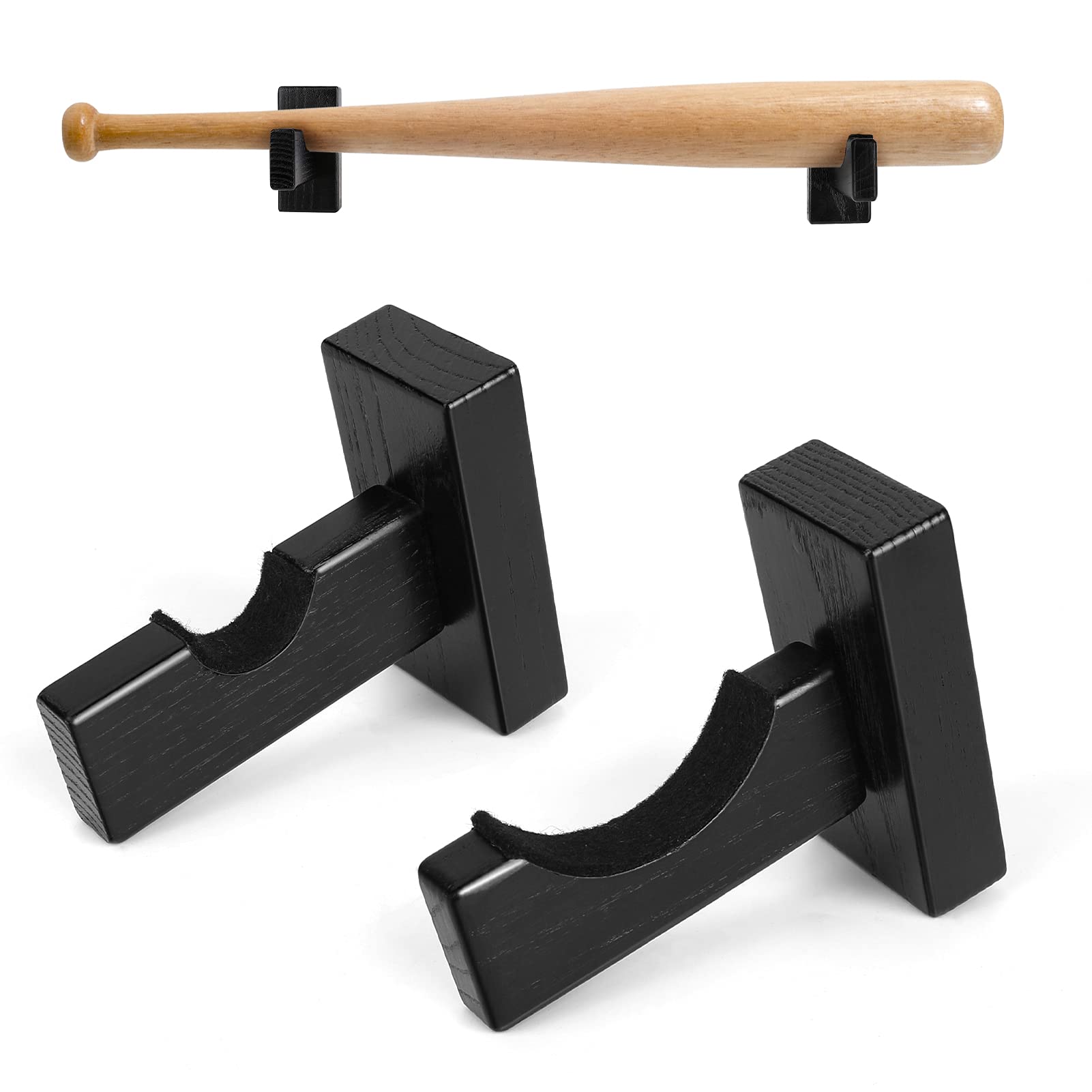 Buy Aytop Baseball Bat Rack, Single Bat Display, Solid Wood Baseball