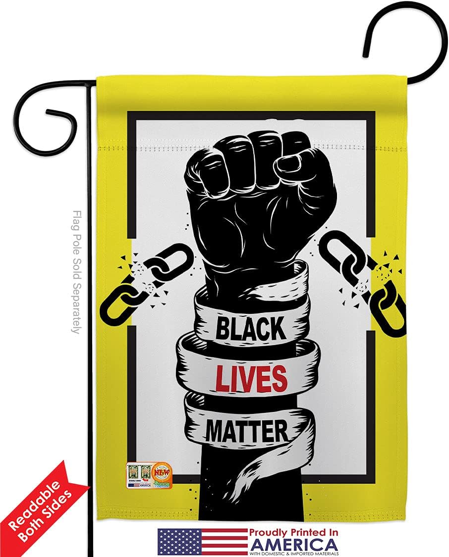 Togther We Rise Garden Flag - Pack Support Cause BLM Anti Racism Revolution Movement Equality Social Our Troops - House Decoration Banner Small Yard Gift Double-Sided Made In USA 13 X 18.5
