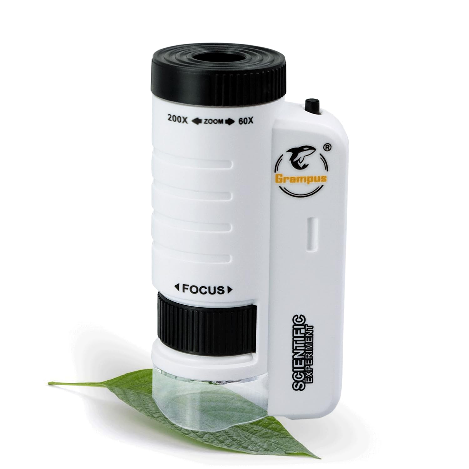 Amazon.com: Grampus 60x-200x LED Pocket Microscope Portable
