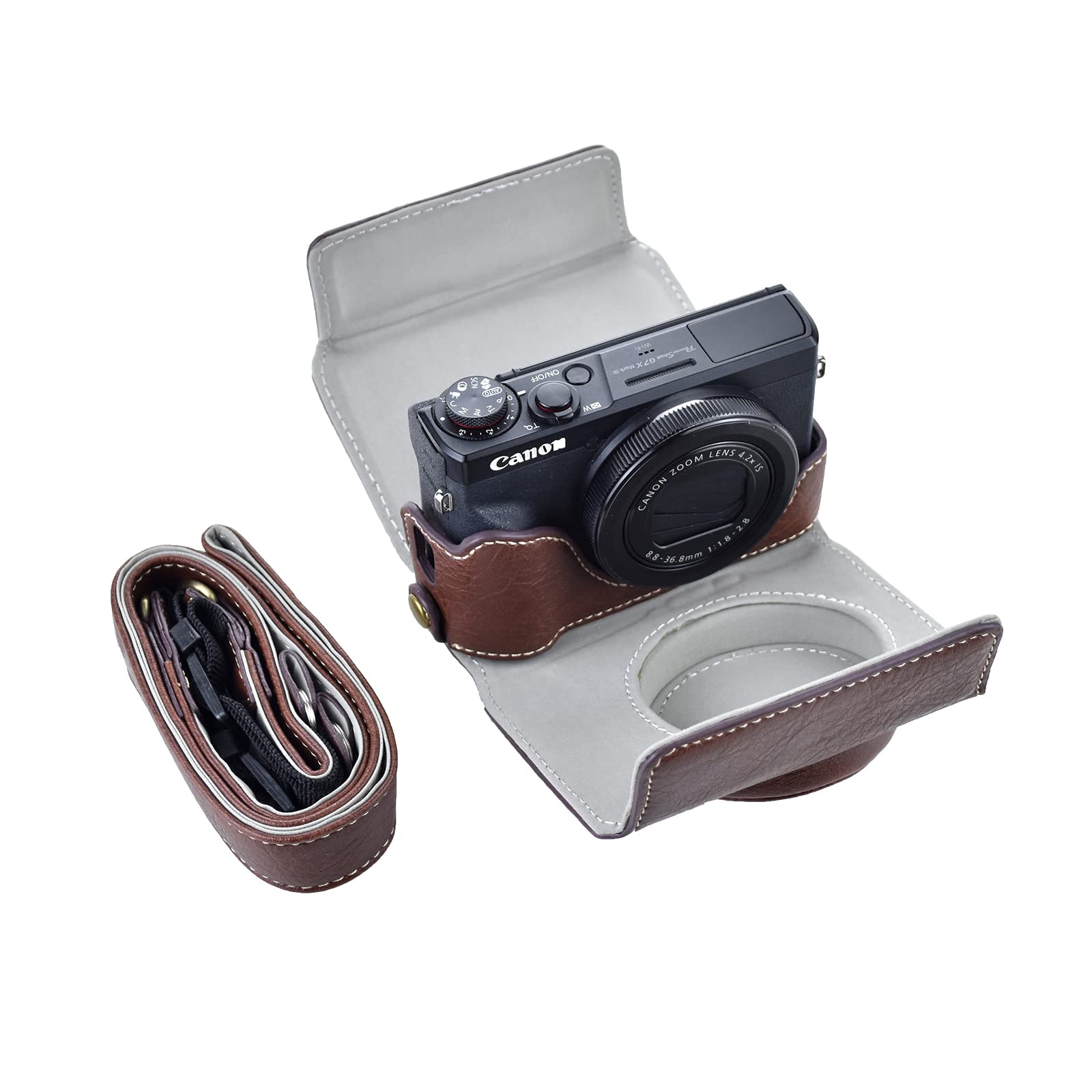 Amazon.com : Rieibi G7 X G7X II G7X III Case, Vintage Leather 