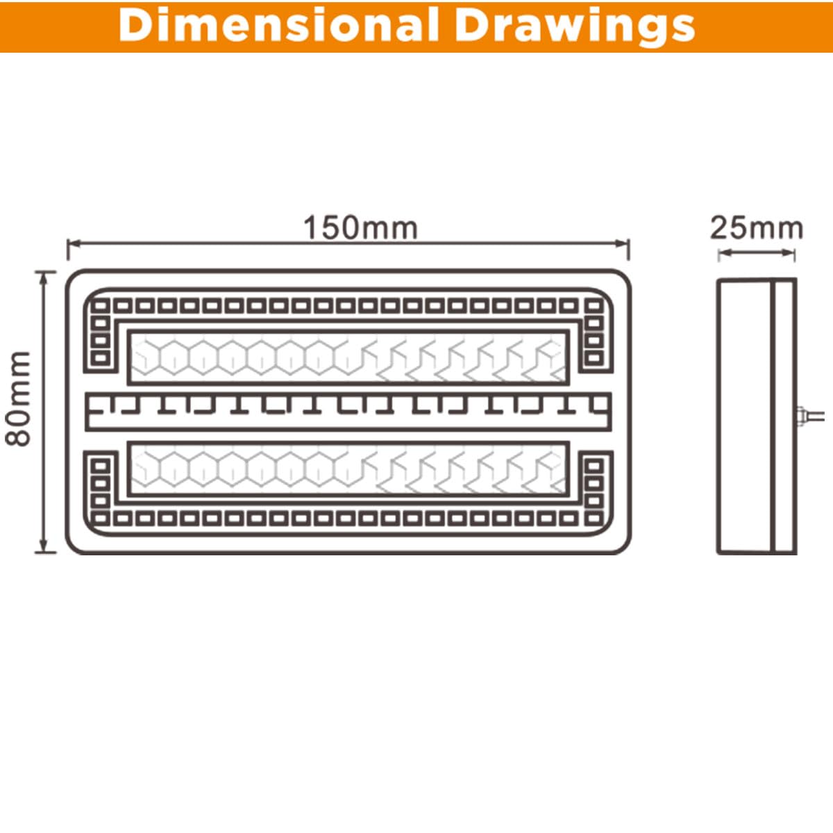 2xAnhänger Rückleuchten Led 4Funktion 12/24v Beleuchtung Anhänger Lichter Wasserdicht