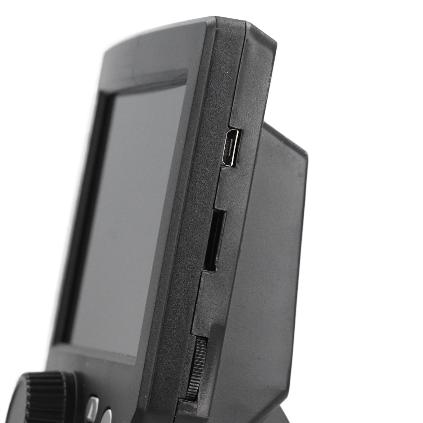 Marhynchus Digitales Mikroskop, 4,3-Zoll-LCD-Lötmikroskop mit Gehäuse aus ABS-Aluminiumlegierung, 10-MP-Kamera, 1- Bis 1000-facher Zoom, 8 LED-Vollansicht für die Betrachtung von