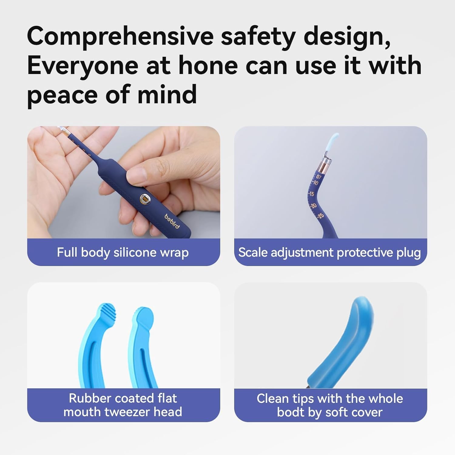 【Newest Version】Earsight Plus E33R Ear Wax Removal Tool Camera, Ear Cleaner with Flexible Ear Camera Otoscope, Visual Ear Pick Tweezers Wax Remover, Ear Cleaning Kit for Family