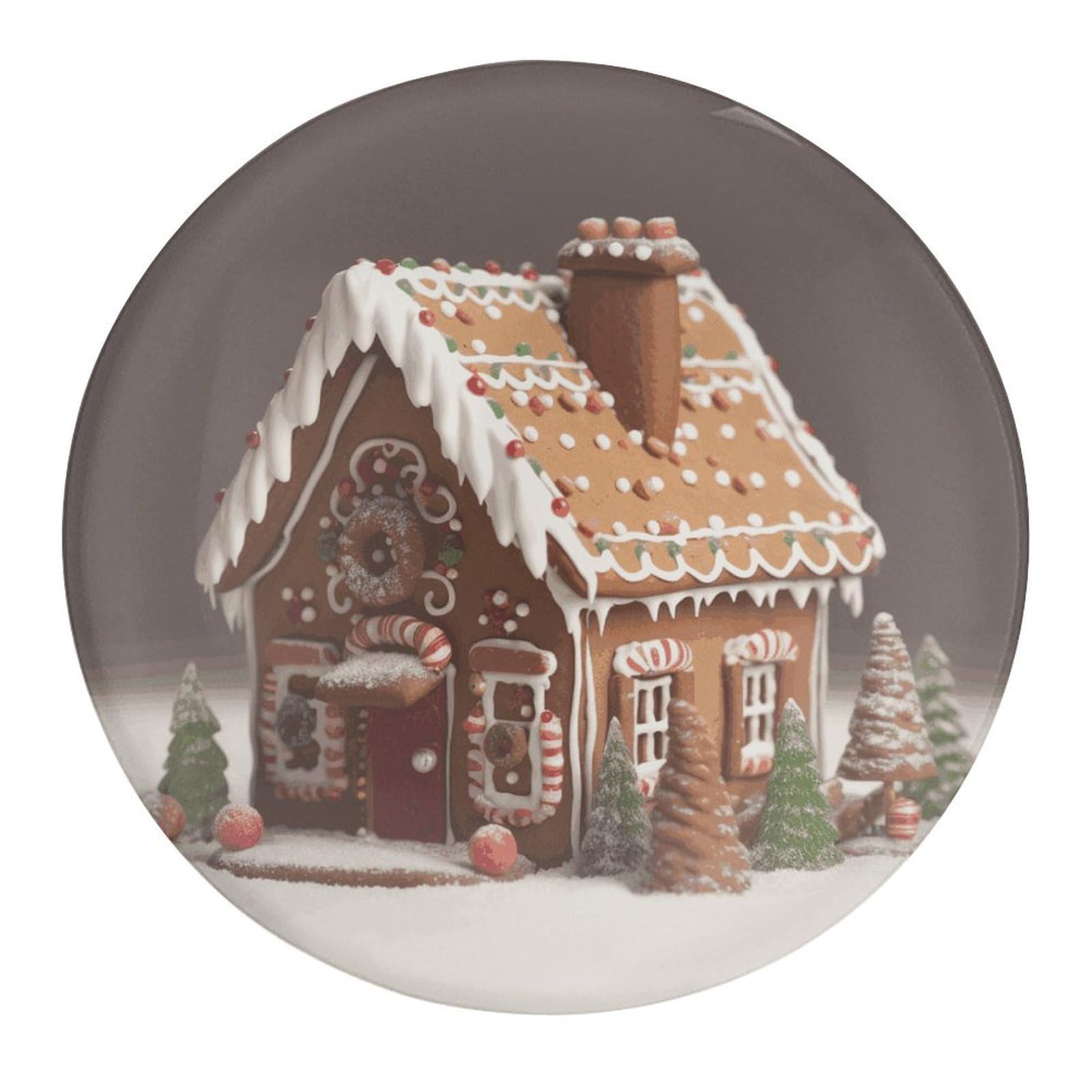 Fekiloot Style Gingerbread House Refrigerator Magnet Fridge Magnet2 Pcs