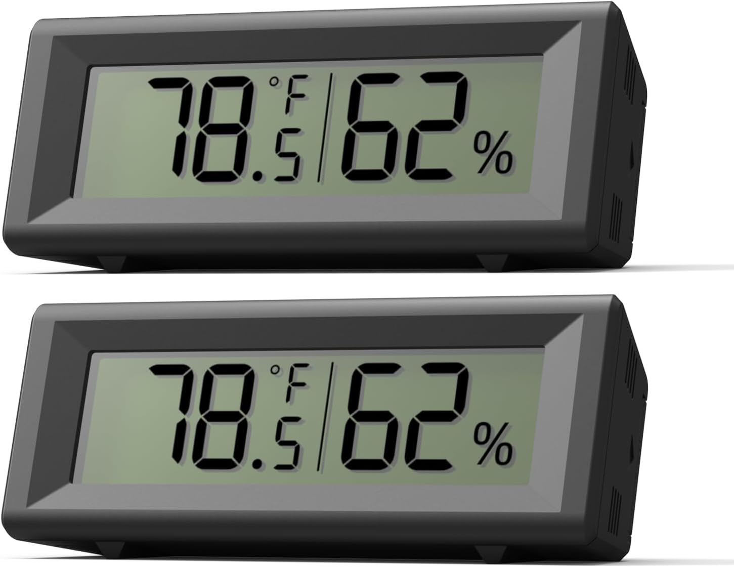 Small Digital Hygrometer, Humidity Meter, Indoor Thermometer, Room Temperature and Humidity Monitor, Gauge with Accurate Sensor, for House, Home, Baby Room, Greenhouse, Humidor, Incubator, Reptiles