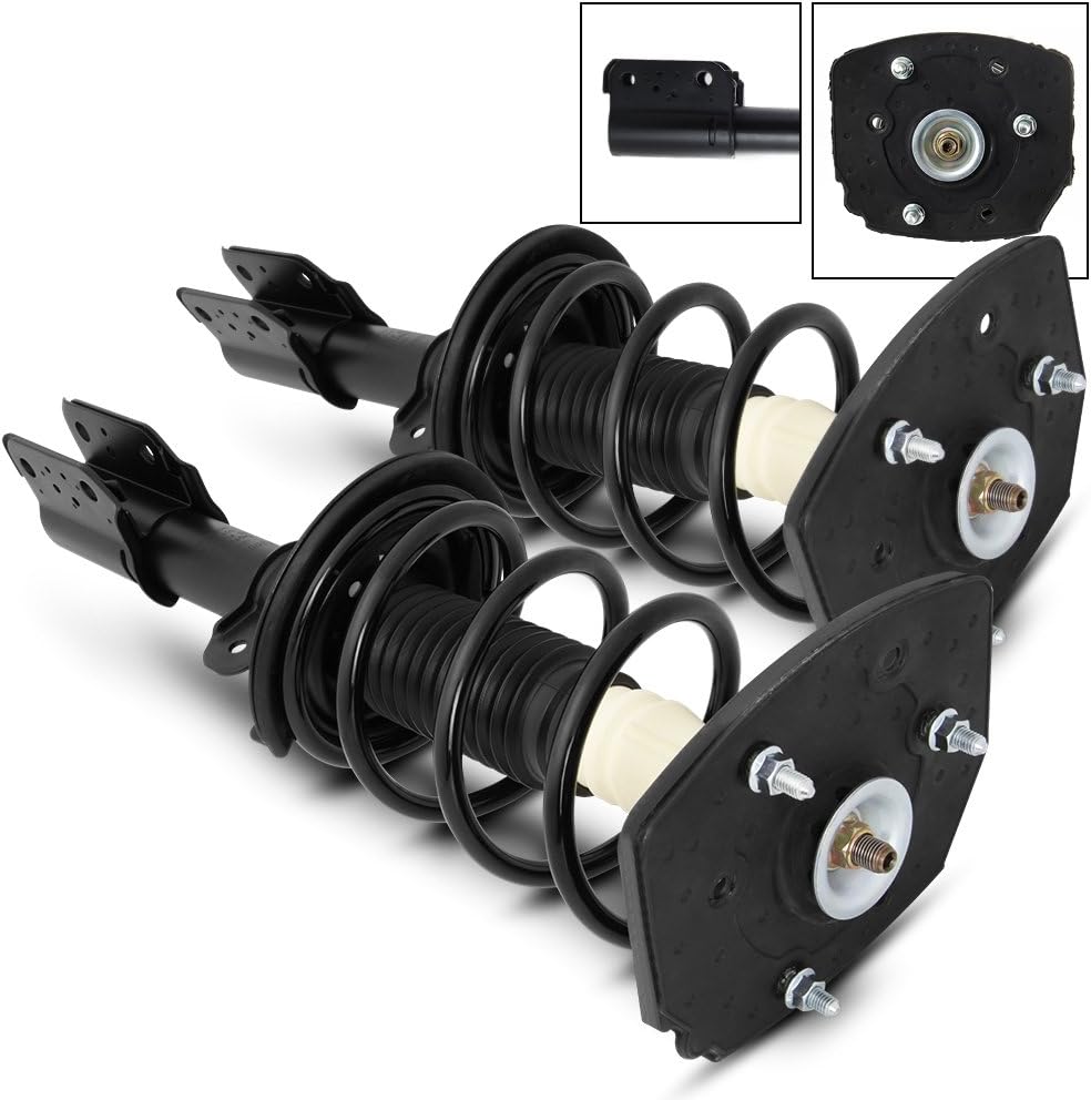 AKKON - Pair of Rear Complete Strut & Coil Spring Assembly W/Mount & Bolts For LaCrosse | Impala | Grand Prix
