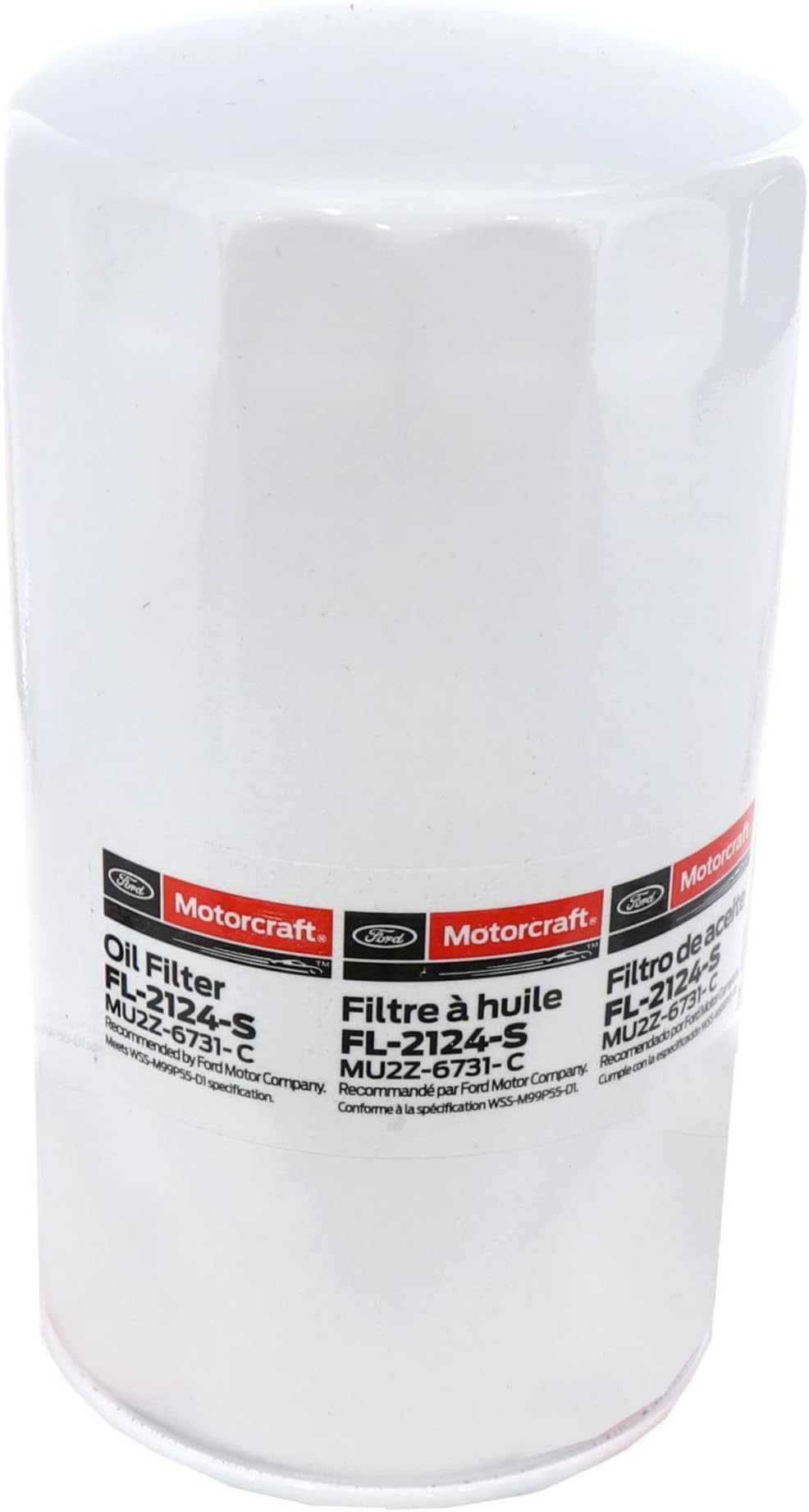 Engine Oil Filter- FL-2124-S (Replaces FL-2051-S/FL-2051) (OE Replacement for Ford: (Super Duty: 11-26 F-250/F-350/F-450, 11-25 F-550, 21-25 F-600) and (16-19 & 21-26 F-650/F-750) Vehicles)