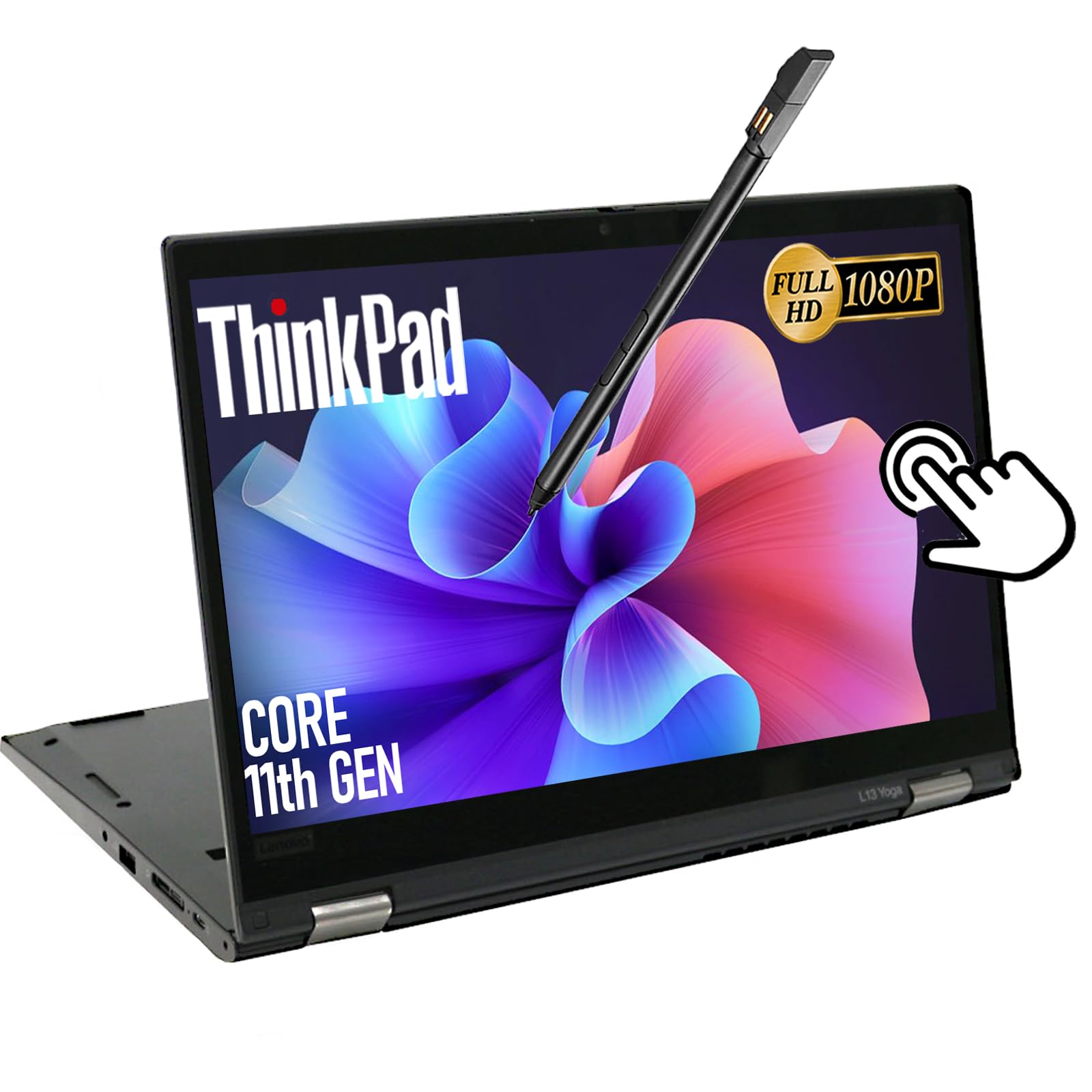 Amazon.com: Lenovo ThinkPad L13 Yoga Gen2 2-in-1 Laptop, 13.3