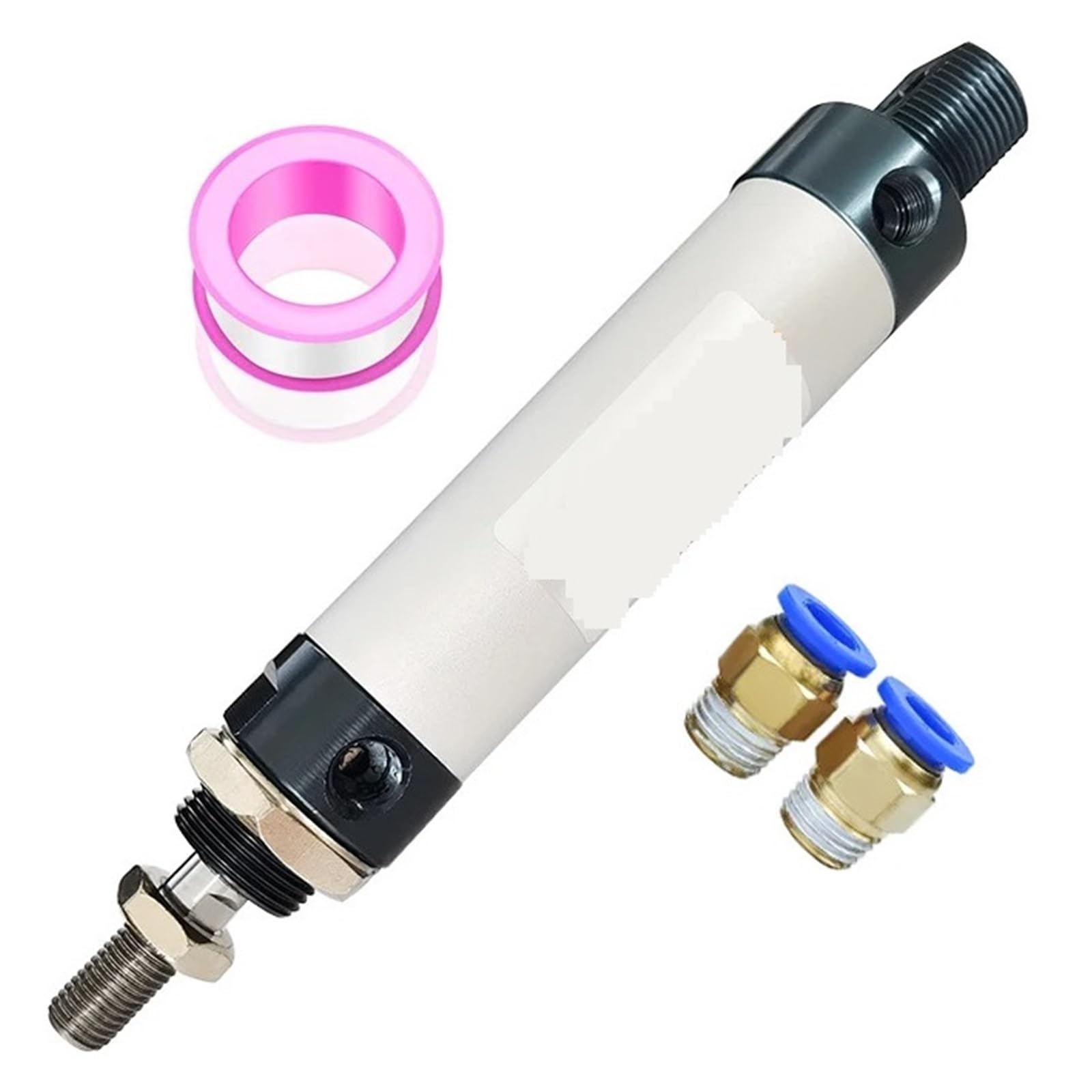 MAL16 20 25 32 40mm Otwór Mini Pneumatyczny Cylinder 50 100 200 300 400 500mm Skok Stop Aluminium Mała Część O Podwójnym Działaniu Precyzyjna Płynna Praca(Stroke 350mm,Bore 25mm)