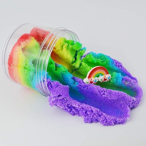 Miniatura 3 de Rainbow Cloud Slime, no pegajoso y súper suave perfumado, juguete para aliviar el estrés