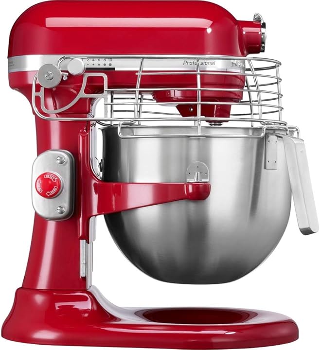 Kitchenaid impastatrice professionale rossa planetaria con ciotola sollevabile 5KSM7990XBER