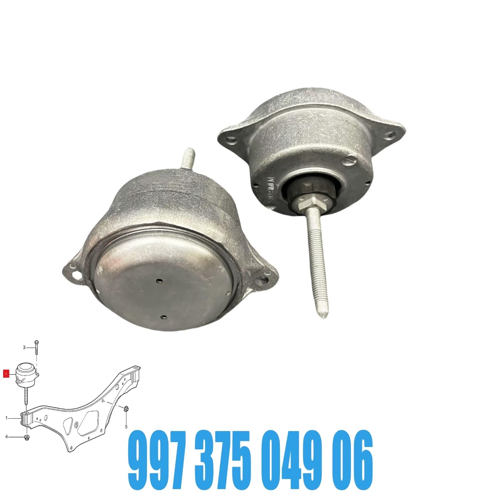 supporto trasmissione Auto Compatibile Con Porsche Per 911 99737504904 99737504906 Supporto Motore Auto Sospensione Idraulica Sinistra O Destra