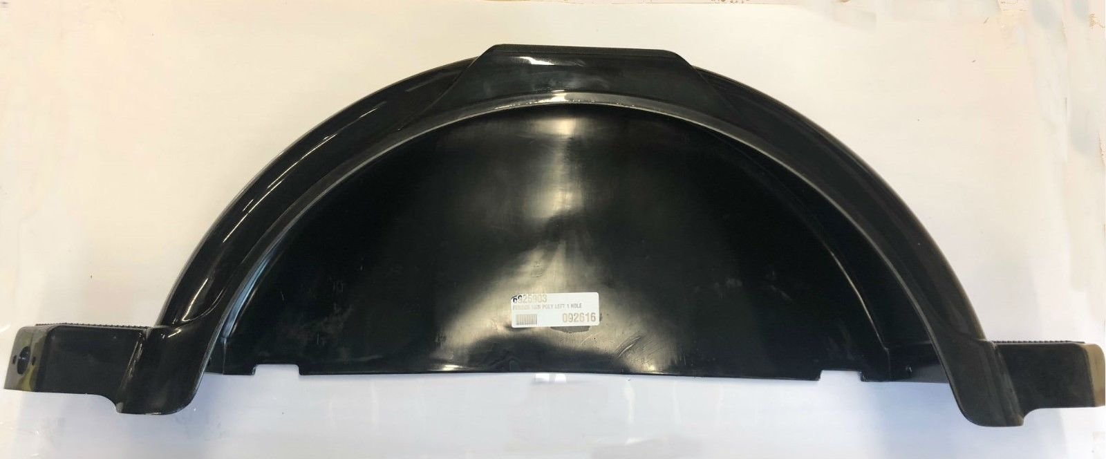 Shorelander 6925903 10 Inch Black Poly Fender - Left Side