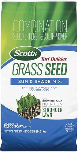 Miniatura 9 de Scotts Turf Builder - Mezcla de semillas de césped y sombra con tecnología de revestimiento WaterSmart Plus 40 libras