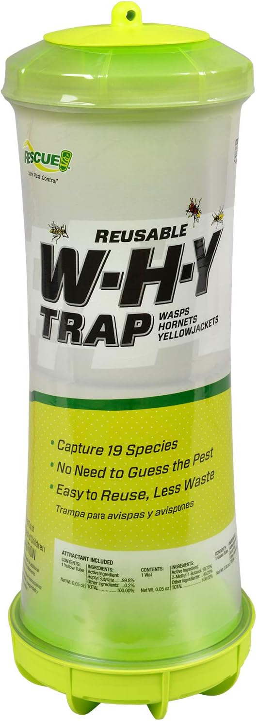 RESCUE! Non-Toxic Reusable Trap for Wasps, Hornets and Yellowjackets