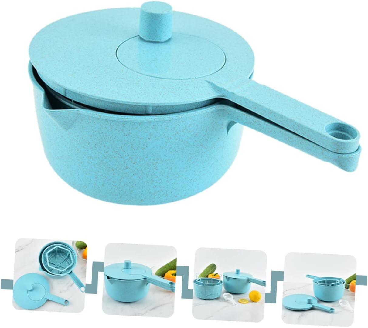 Vegetable Drain Spinner with Detachable Parts for Easy Cleaning Efficient Fruit and Lettuce Dryer for Home Kitchen Hotel Dining and More