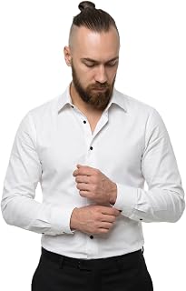 BADLAND Men's Solid Relaxed Fit Full Sleeve Casual Shirt Price In India