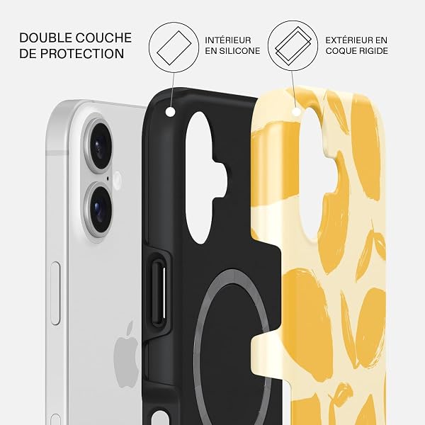 BURGA Unisex Phone Case for iPhone 16 – Dual-Layer Hybrid Design with Shock-Absorbing TPU & Durable Exterior, Scratch-Resistant Finish and Raised Bezel Edge for Screen Protection & Daily Use - 2