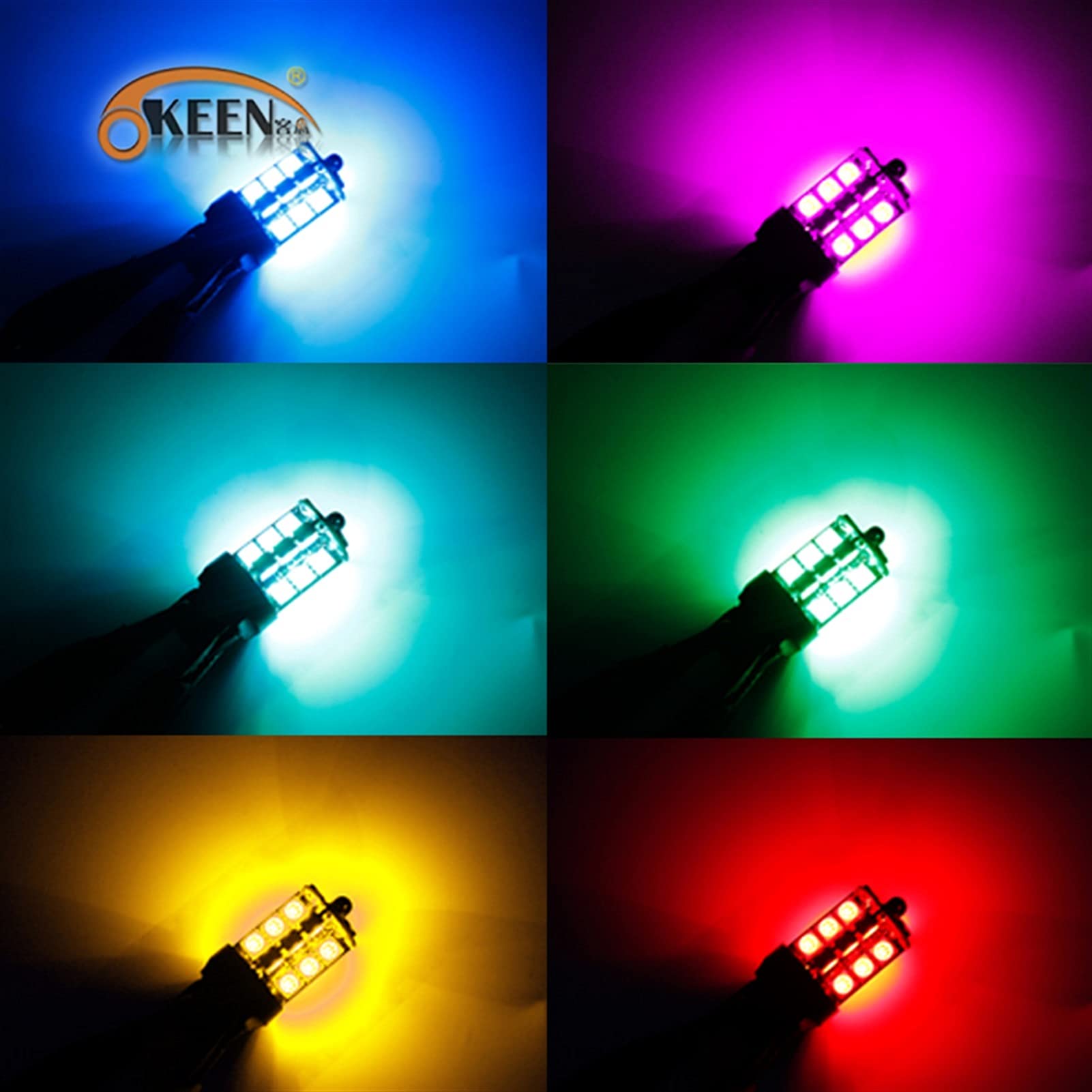 2 stks t20 - 7440 dc12-24v 21 w auto turn light 105 leds smd-4014