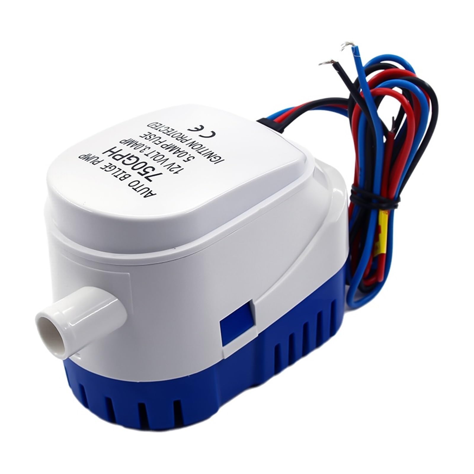 Pompa acqua di sentina for barche sommergibile automatica 1pc 12V/24V Ultimi stili 750/1100GPH(750GPH,24V)