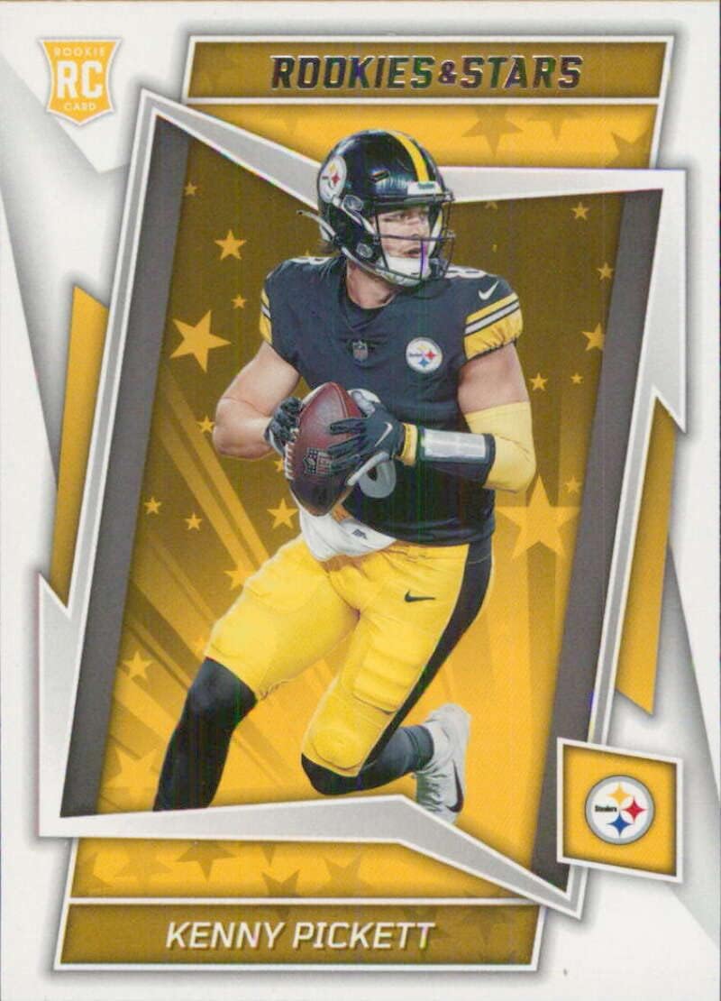 2022 Panini Rookies and Stars #101 Kenny Pickett Pittsburgh Steelers Rookie Football Card - GotBaseballCards