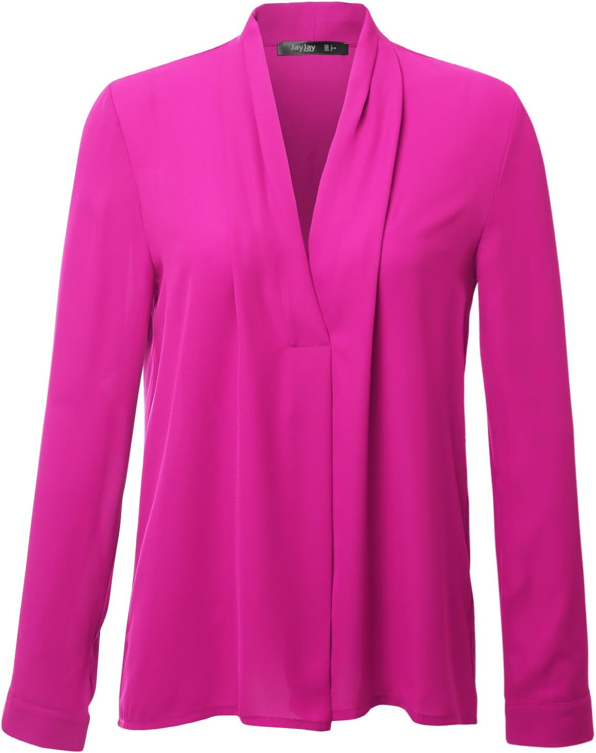 JayJay Women Sleeveless Shawl Chiffon Blouse Casual Office Tank Sleeveless Top