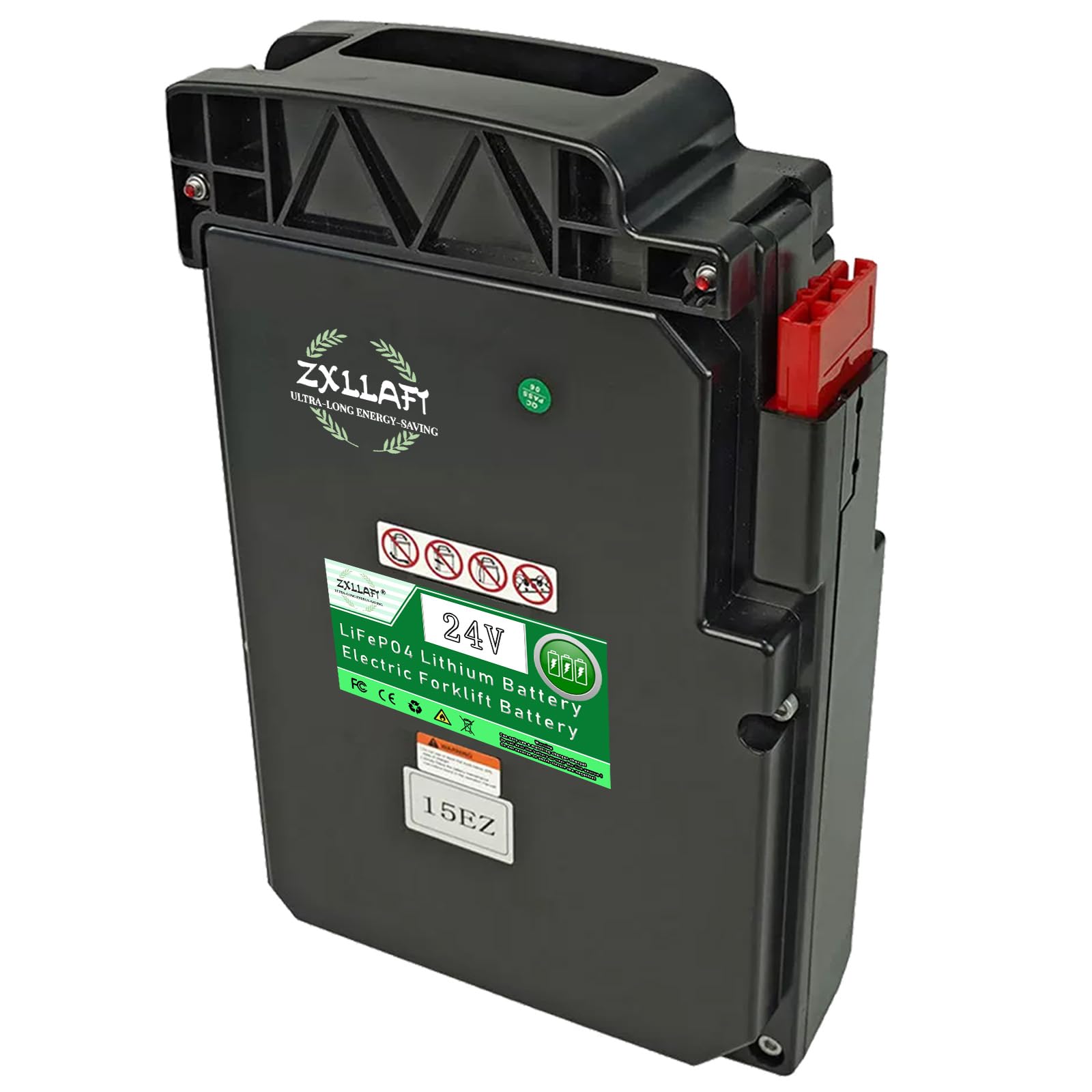 Lithium-Batterie mit CAN-Bus 24 V 20 Ah Batterie Elektro-Gabelhubwagen für EPT15EZ LiFePO4-Austauschbatterien für F5PRO-Teleskoplader mit BMS-Schutzplatine,24v20ah can
