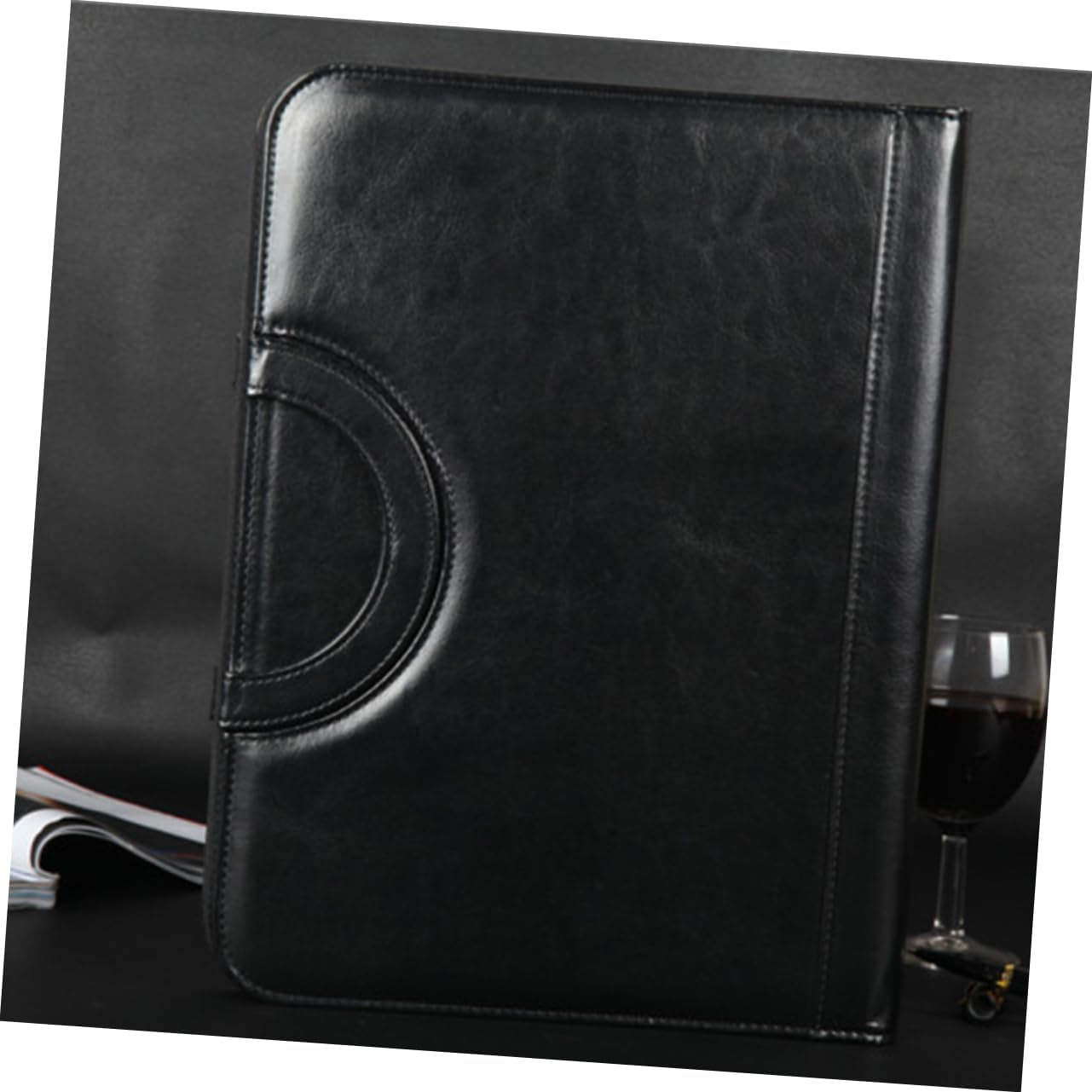 Portable Zipper Portfolio Calculator Document Organizer School Binders Office Folders
