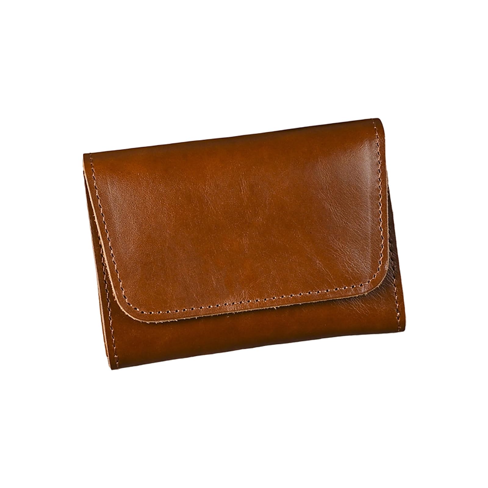 Whoasyst Wallet with Reinforced Stitching and Closure for Everyday Carry Closure Purse