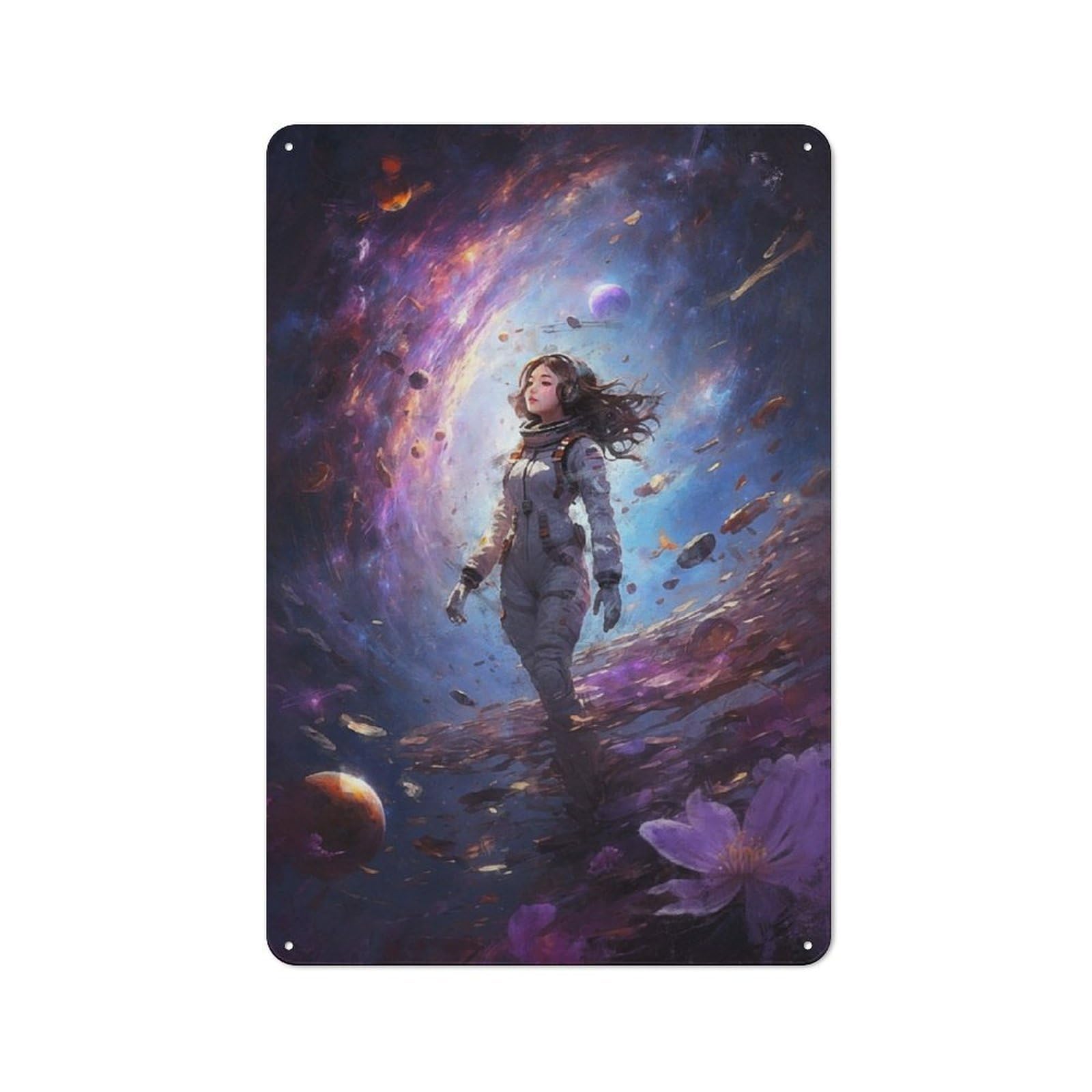 Junmoney Stellar Odyssey Vintage Tin Sign 30X20cm With For Man Cave Or Games Room, For Games Room Collectors