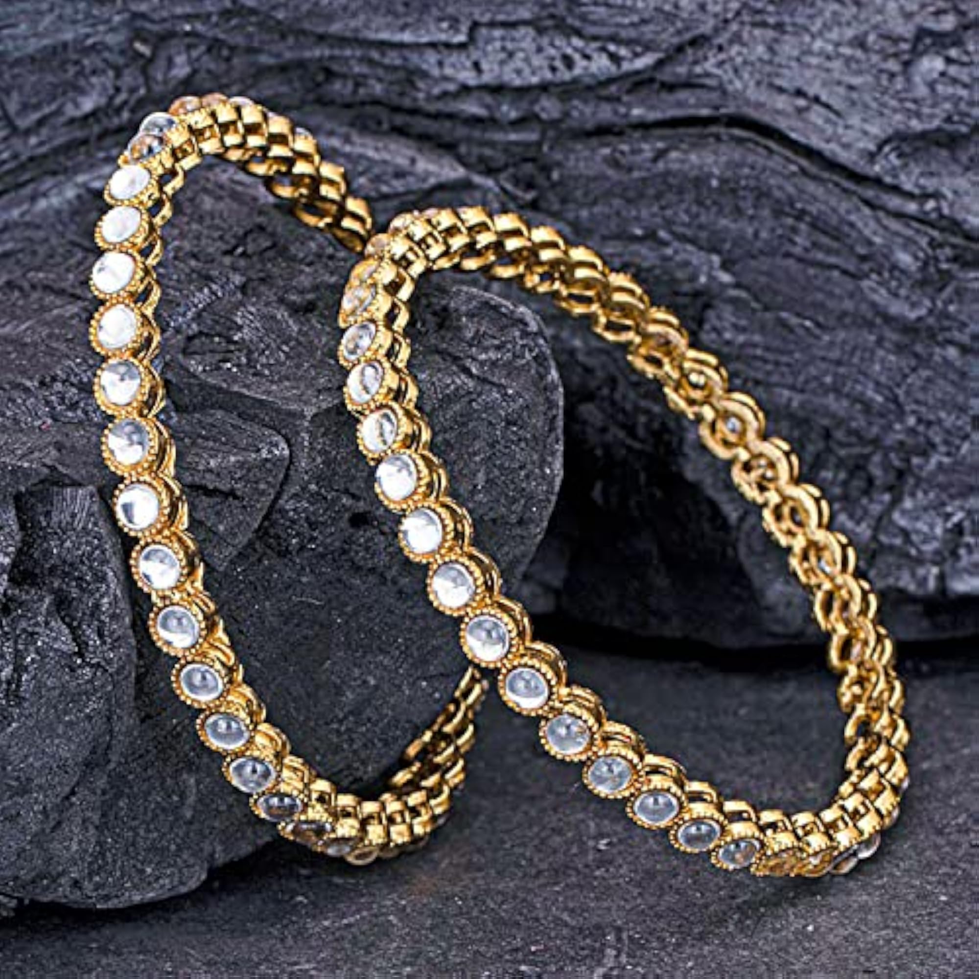 Plated Bangle Set (Set of 2) (B102681_2.8)
