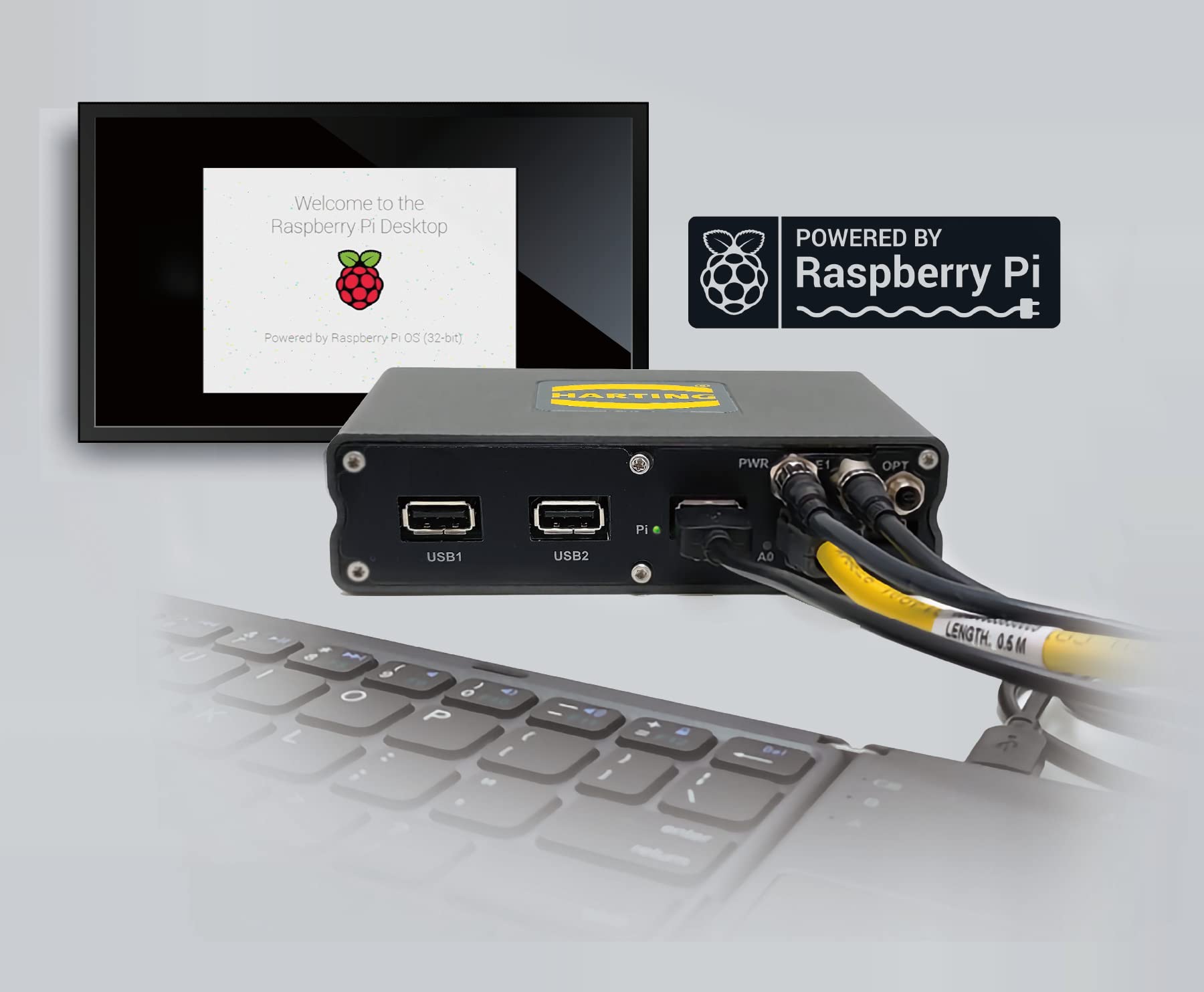 Amazon | 組込み向けRaspberry Pi搭載 MICA-R4 IP20 USB eMMC32G