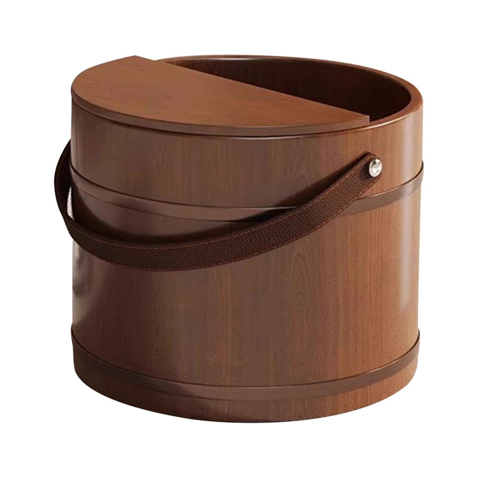 Bañera de Para madera para remojo de pies. Una fantástica opción para relajarse y mimarse en familia. Baño de Para madera para pedicura y remojo