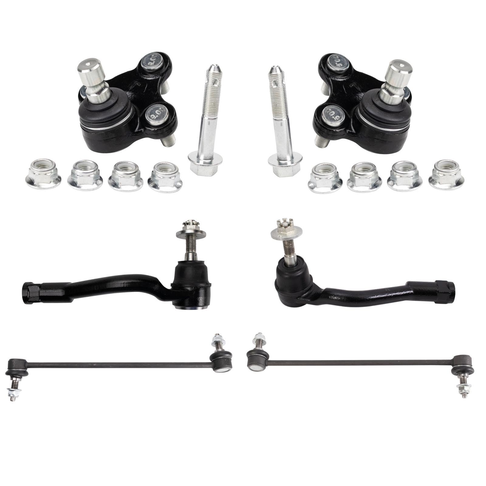 TRQ Front Steering & Suspension Kit Compatible with 2015-2017 Hyundai Sonata