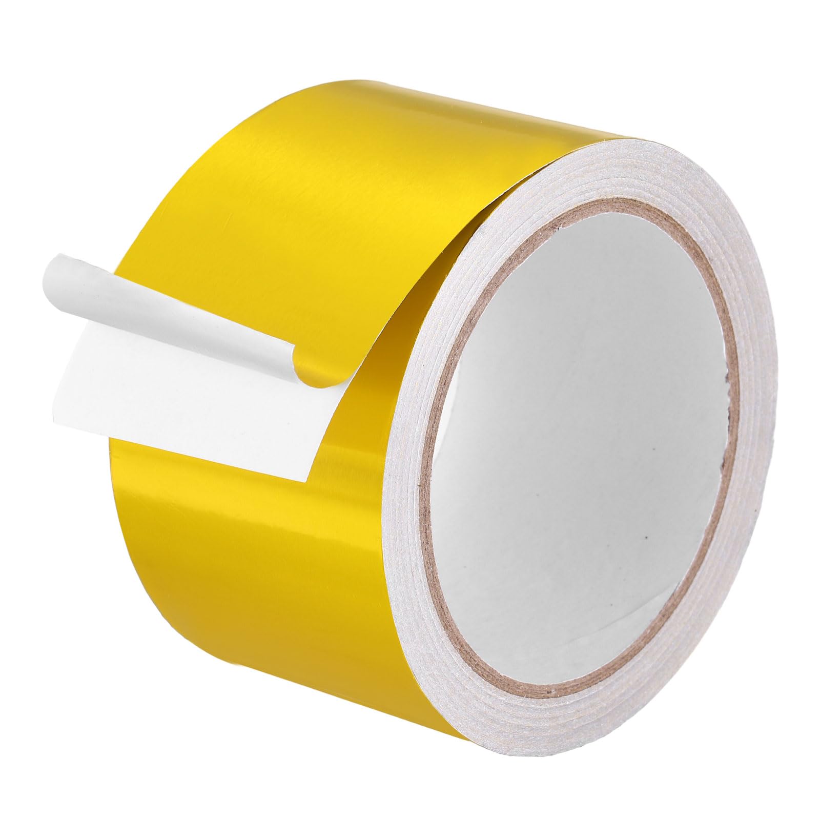 DEFANEX Aluminum Foil Tape (60mm x 20m, 0.06mm, Gold) Heat Resistant Metal Tape, for HVAC Sealing Patching Hot Cold Air Ducts