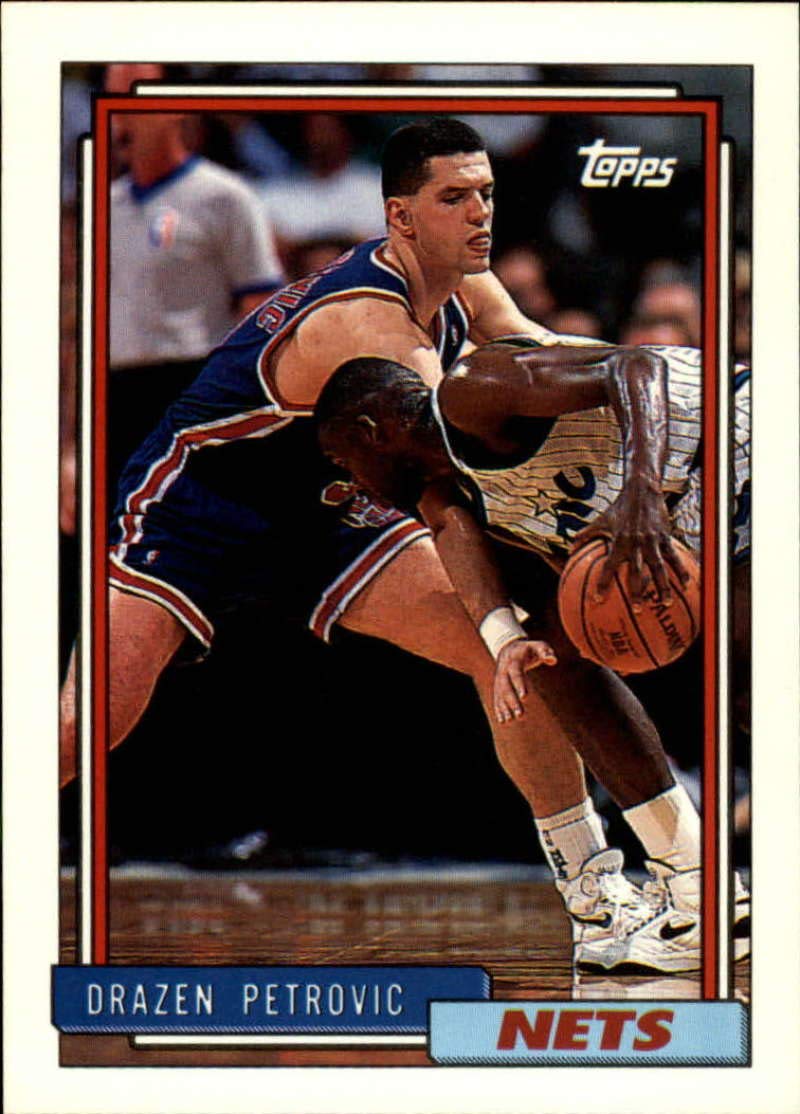 Amazon.com: 1992-93 Topps Basketball #234 Drazen Petrovic New