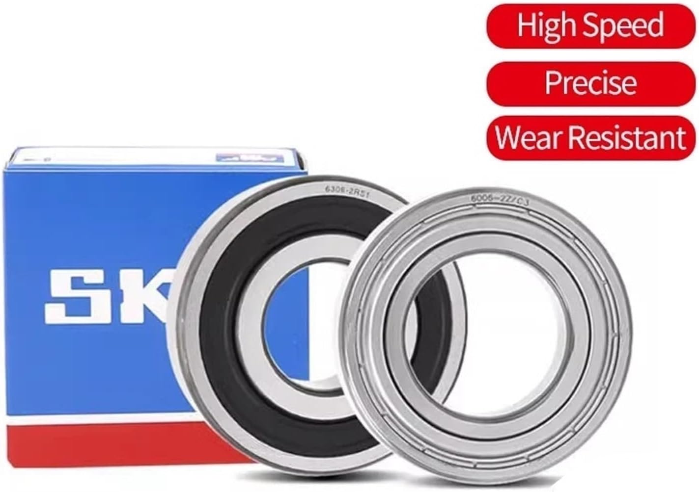 Deep Groove Ball Bearing 6000 6001 6002 6003 6200 6201 6202 6203 6300 6301 6302 2RS1 2RSH 2Z/C3(2RS1)