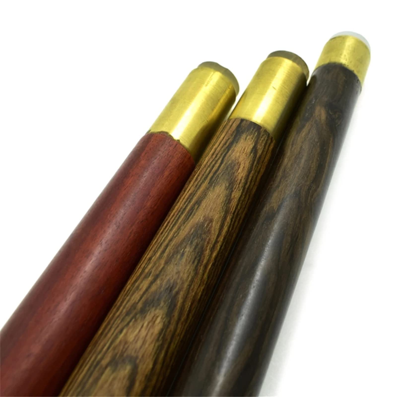 Bastones Bastón for Caminar for Hombre, Mango de Agarre Recto Redondo Madera, bastón Plegable 3 Secciones para Hombres como para Mujeres