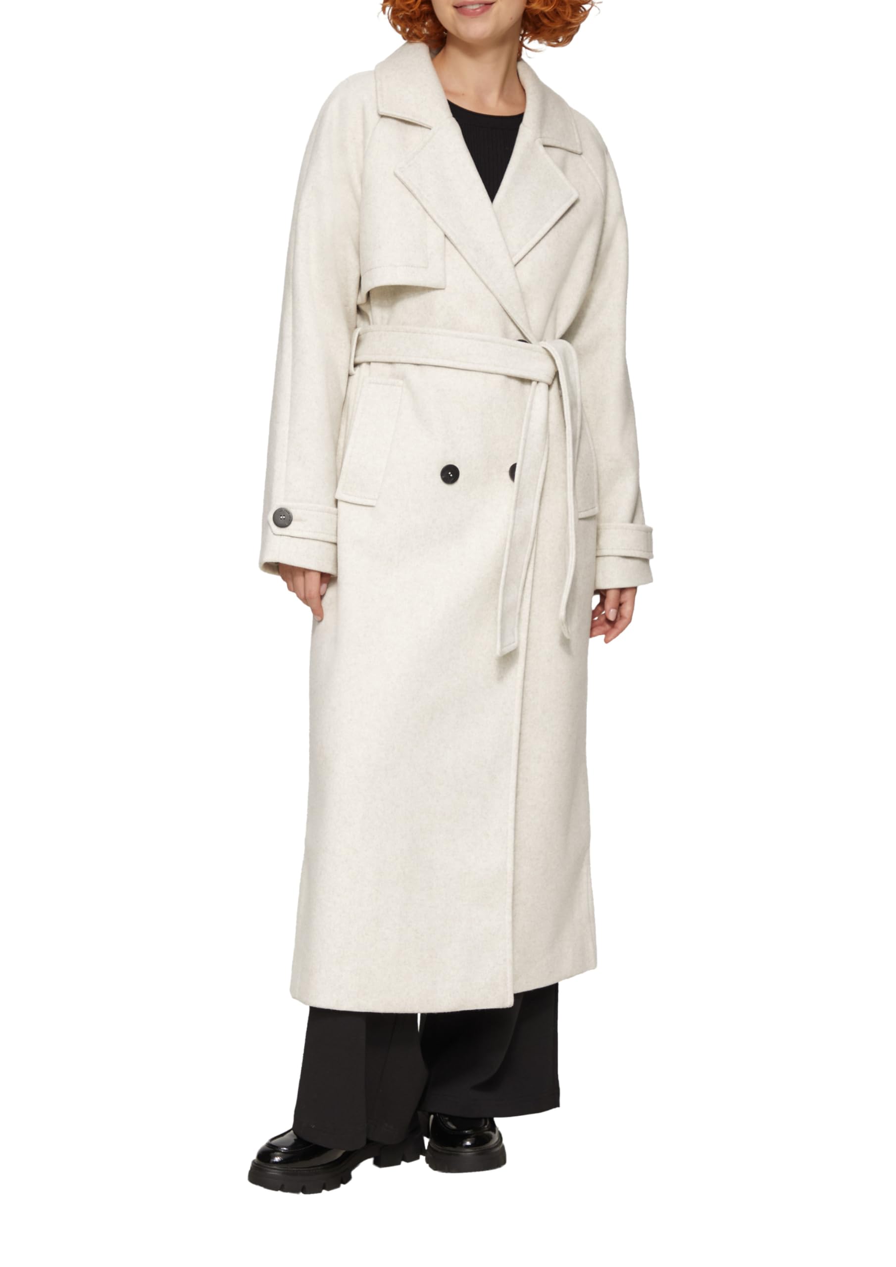 QS Trenchcoat in Wolloptik