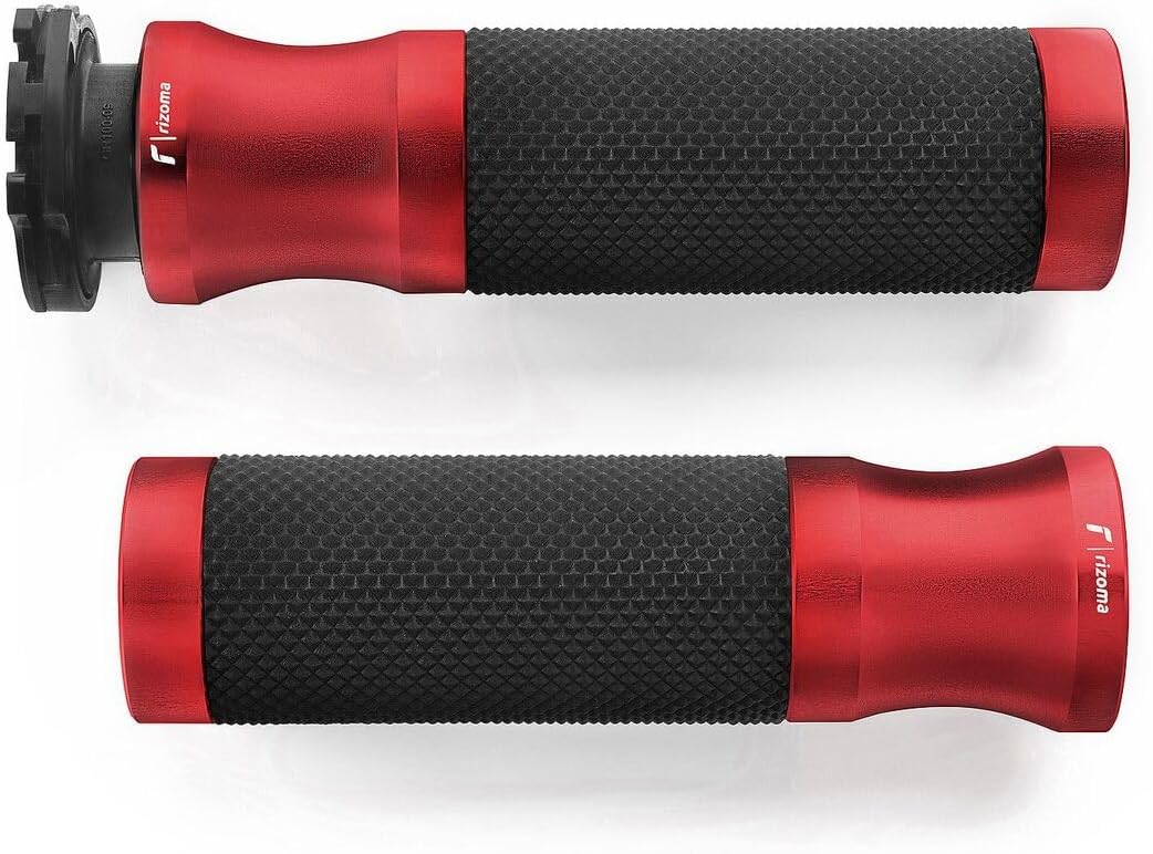 RIZOMA GR205R Sportline Billet Aluminum Universal Grips (RED)