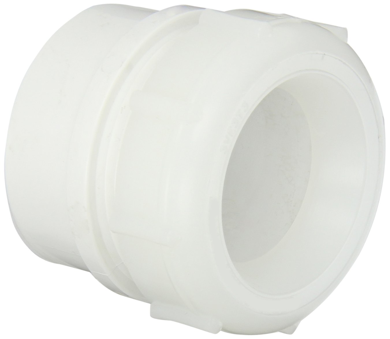 Adaptateur de siphon PVC DWV 1-1/2x1-1/4 pour raccordement évacuation évier cuisine