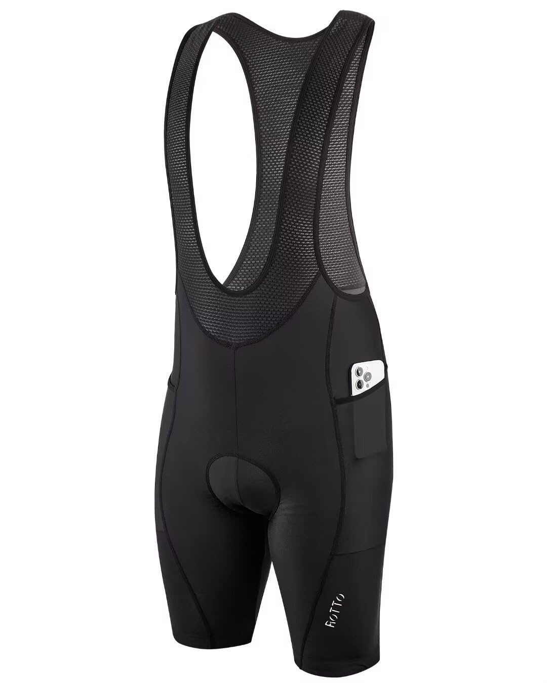 ROTTO Radlerhose Herren Gel-Polsterung Fahrradhose Atmungsak