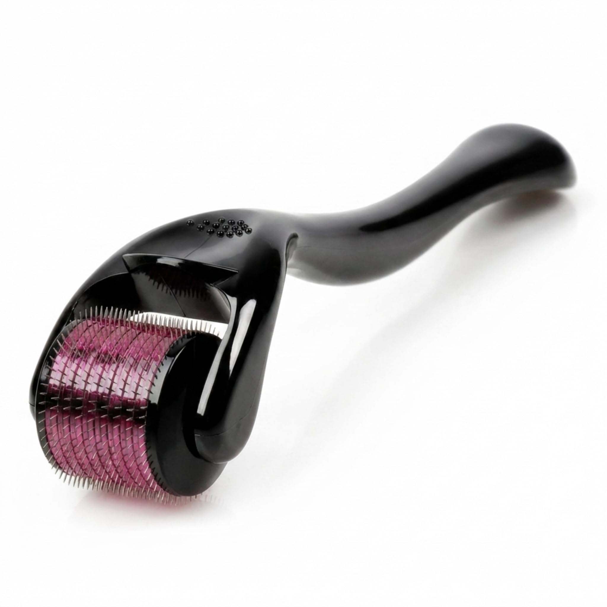 Derma Roller For Hair & Beard Growth 0.5 mm With 540 | Repairs Damaged Hair, Activates Hair Follicles | Reduces Acne Scars, Skin Rejuvenation | Safe & Effective to Use for Men & Women (Black)-picture-27