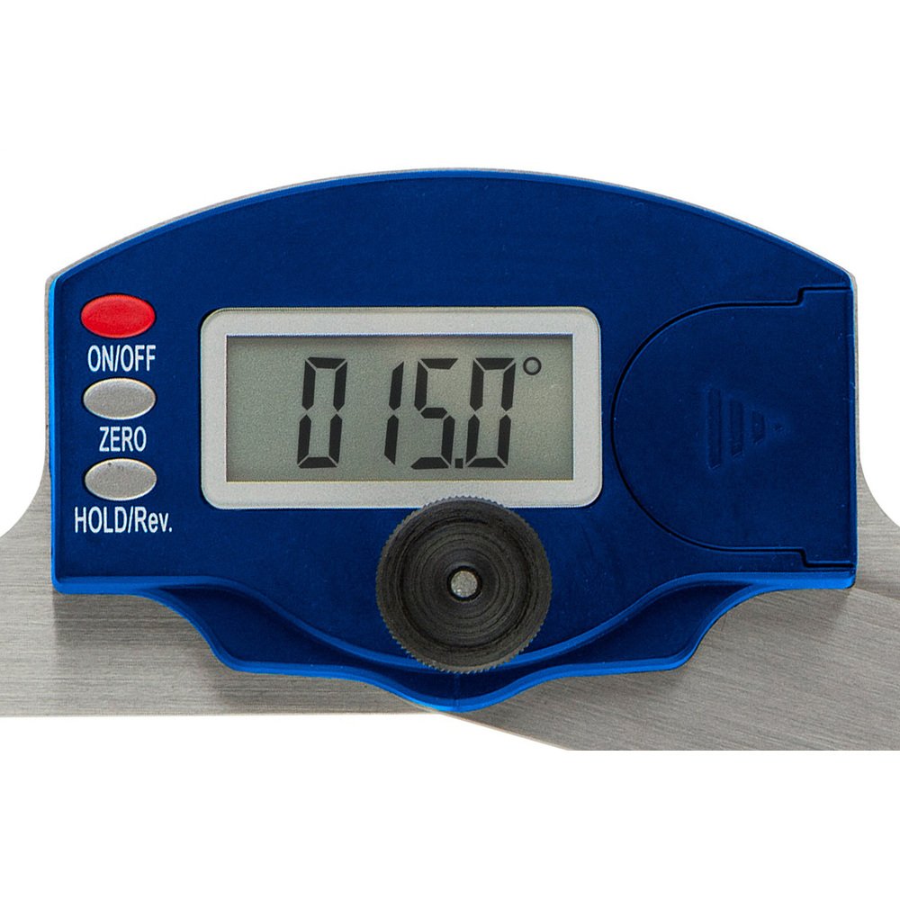 STEINLE Digital Gradmesser/Winkelmesser 120x150 mm Messbereich: 180°, Ablesung: 0,05° Genauigkeit: ±0,3°