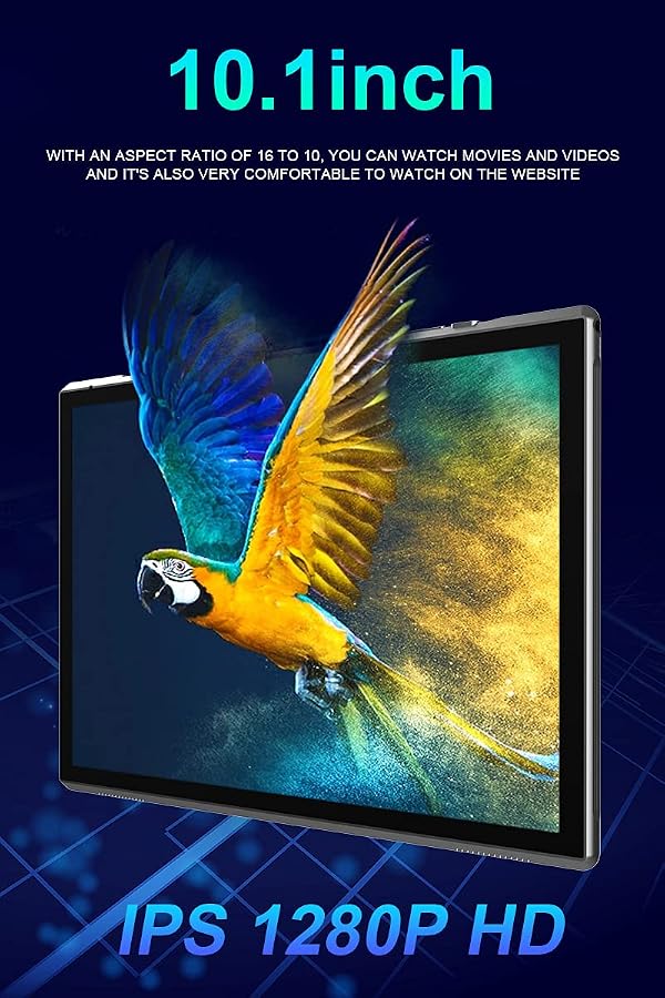 ZZB 10 inch Tablet Android 15 Tablet PC, 10.1" Android Tablets DDR4 8GB RAM 32GB ROM 2MP+8MP Dual Camera 5G WiFi-6 BT Support 1TB Expand 10 in IPS 6000mAh Battery Powerful Performance Tablets (Gray) by ZZB - Image 2