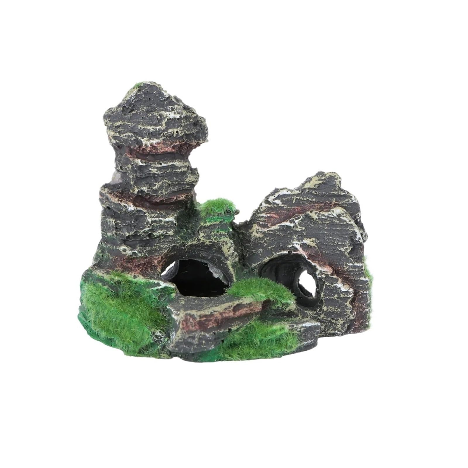 XIEHYA 2pcs Aquarium Fish Tank Moss Rockery Resin Craft For Decoration